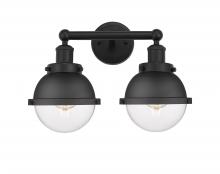 Innovations Lighting 616-2W-BK-HFS-62-BK - Hampden - 2 Light - 16 inch - Matte Black - Bath Vanity Light