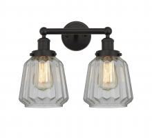 Innovations Lighting 616-2W-OB-G142 - Chatham - 2 Light - 16 inch - Oil Rubbed Bronze - Bath Vanity Light