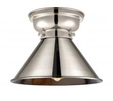 Innovations Lighting 623-1F-PN-M10-PN - Briarcliff - 1 Light - 10 inch - Polished Nickel - Flush Mount