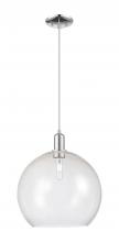 Innovations Lighting 716-1P-PC-G124-14 - Athens - 1 Light - 14 inch - Polished Chrome - Cord hung - Mini Pendant
