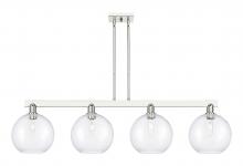 Innovations Lighting 716-4I-PN-G122-10 - Athens - 4 Light - 53 inch - Polished Nickel - Stem hung - Island Light