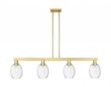Innovations Lighting 716-4I-SG-G459-6CL - Preston Bulb - 4 Light - 48 inch - Satin Gold - Cord hung - Island Light