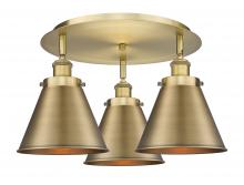 Innovations Lighting 916-3C-BB-M13-BB - Appalachian - 3 Light - 20 inch - Brushed Brass - Flush Mount