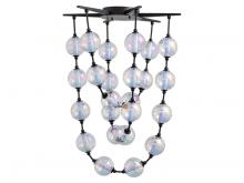 Golden 9013-34 BLK - Perla - 34" Chandelier