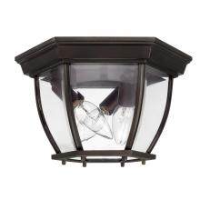 Capital 9802OB - 3 Light Outdoor Flush Mount