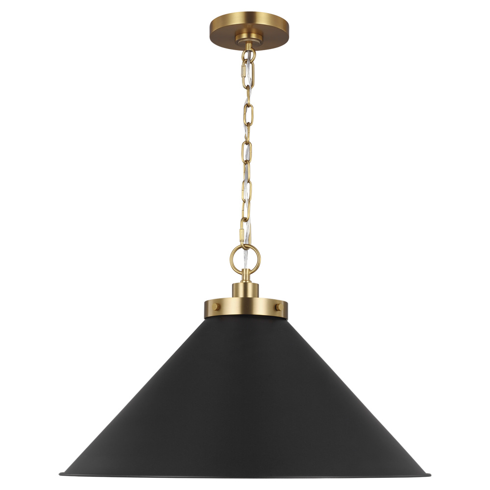 Wellfleet Wide Cone Pendant