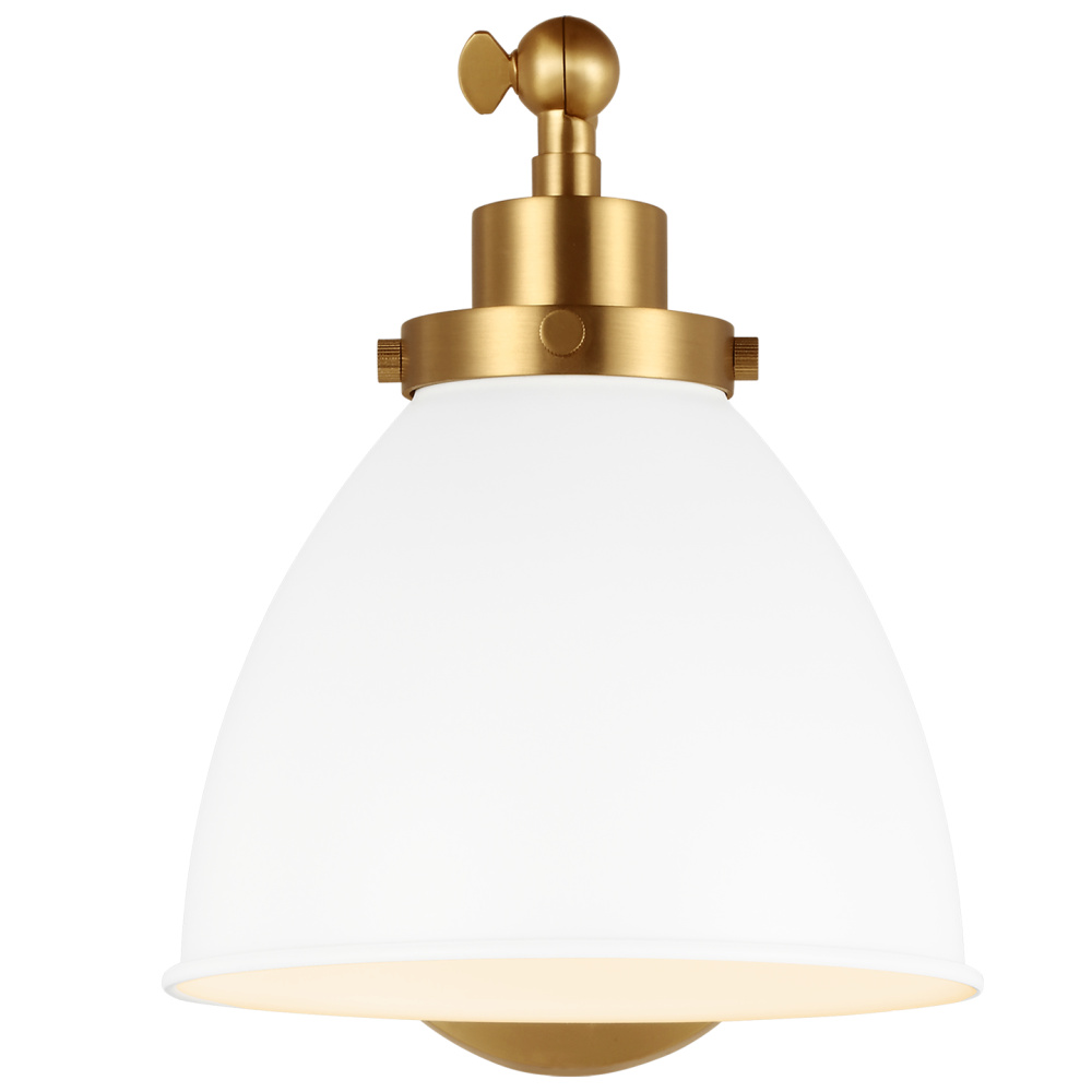 Wellfleet Single Arm Dome Task Sconce