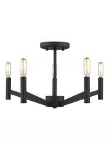 Visual Comfort & Co. Studio Collection 7724305EN-112 - Vector Five Light Semi-Flush Mount