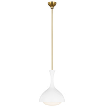 Visual Comfort & Co. Studio Collection AEP1011BBSMWT - Lucerne One Light Small Pendant