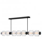 Fredrick Ramond FR41466BK - Large Seven Light LED Linear